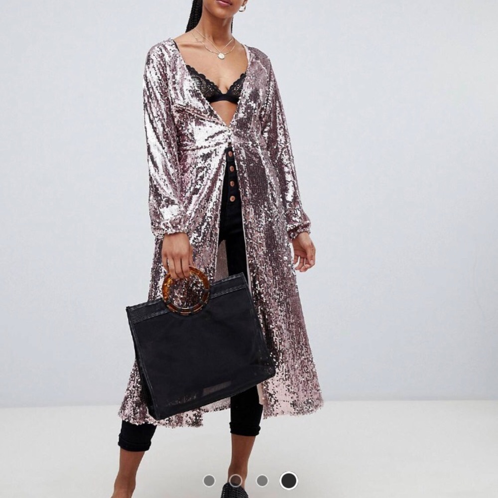 Beautiful Sequin Maxi Top NWT